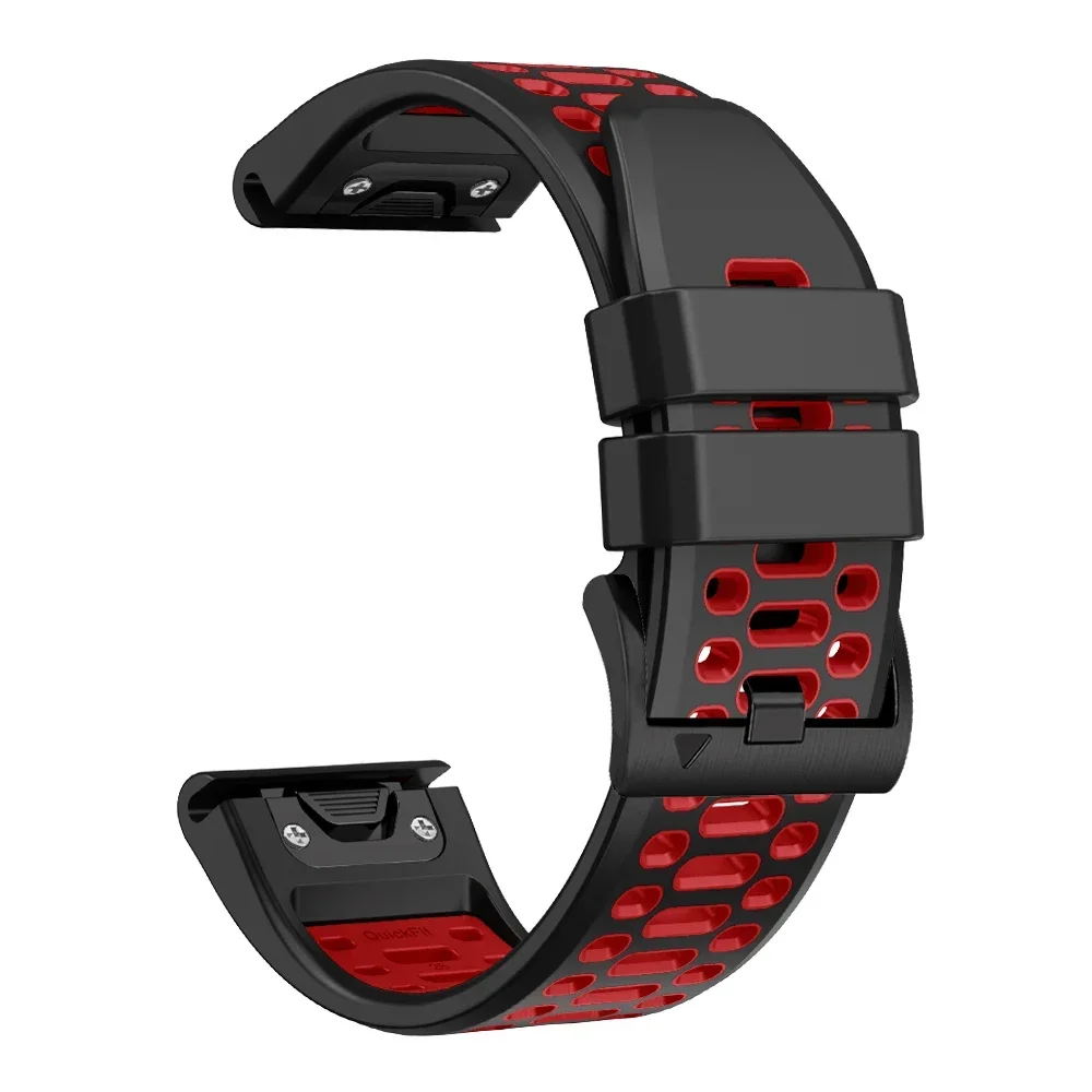 Silicone Quick Release Watch Strap, 26mm & 22mm Adjustable Wristband Bracelet