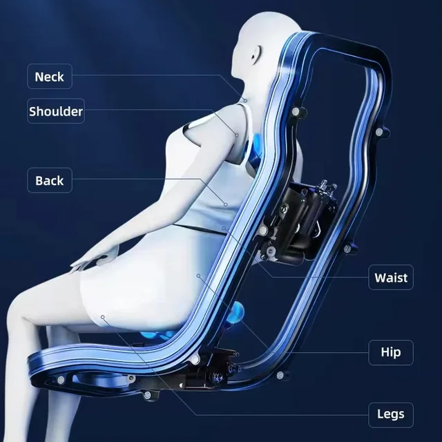 Electric AI Smart Automatic Recliner 4D Massage Chair for Home Zero Gravity Luxury Full Body Massage Chair 2