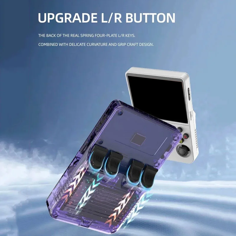 Handheld Game Console 3.5Inch IPS Screen 128G Classic Retro Consoles Arkos System Portable Pocket Video Game Player - 4