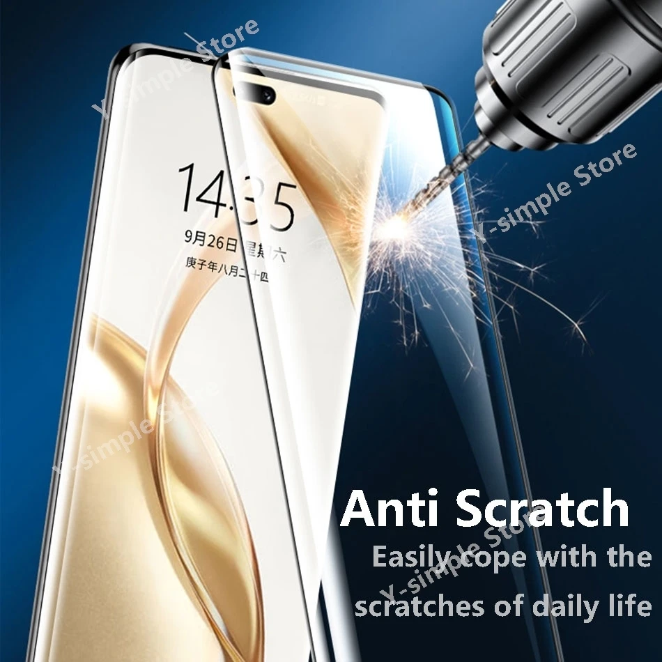 Premium 3D Curved Shockproof Tempered Glass Screen Protector - Upgrade Edition