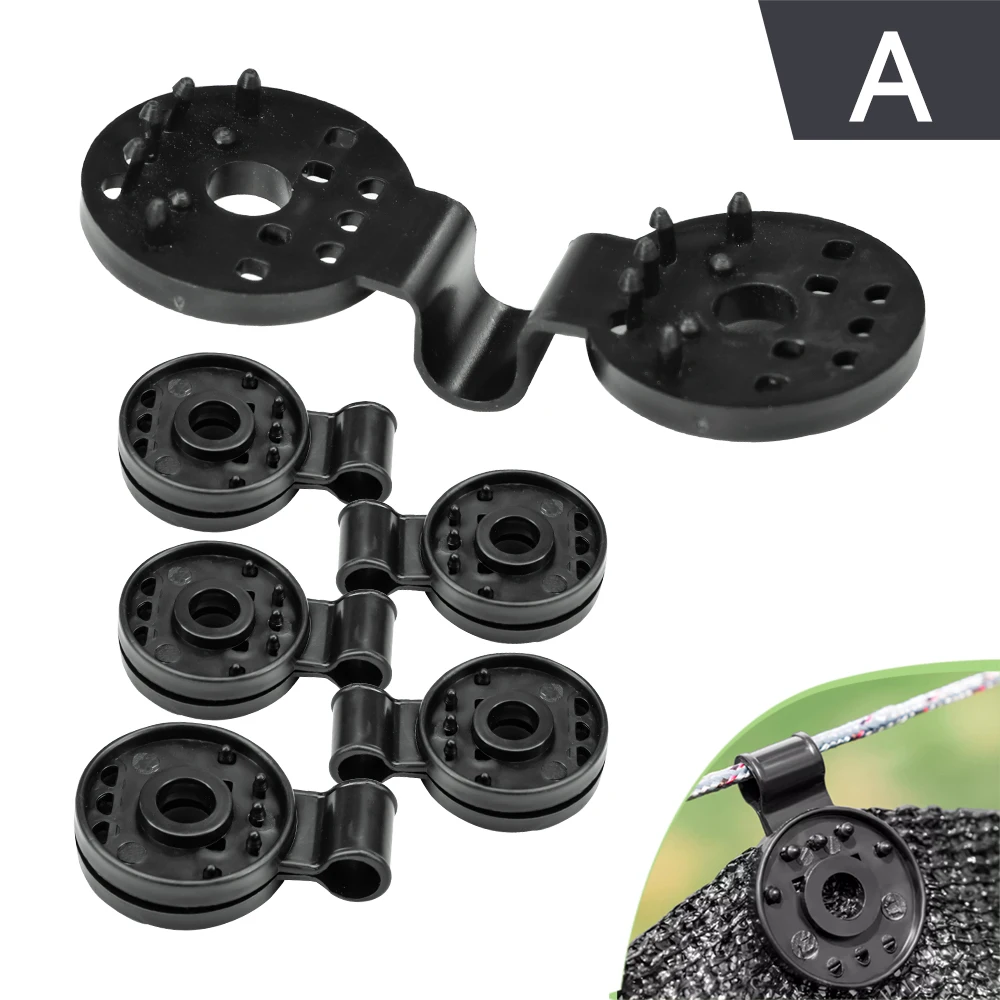 Sun Shading Net Plastic Clip Home Fence Installation Hook Greenhouse Film Clamp Shadow Mesh Brooches Tent Hang Garden Accessorie