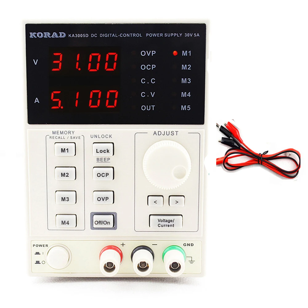 

220V KA3005D high precision Adjustable Digital DC Power Supply 30V/5A for scientific research service Laboratory 0.01V 0.001A
