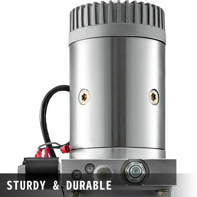 Pompa Idraulica Elettrica Pompa Idraulica Con Serbatoio In Metallo A Doppio Effetto Da 12 Litri Per Rimorchio Ribaltabile Vevor 92023336 - Foto 5