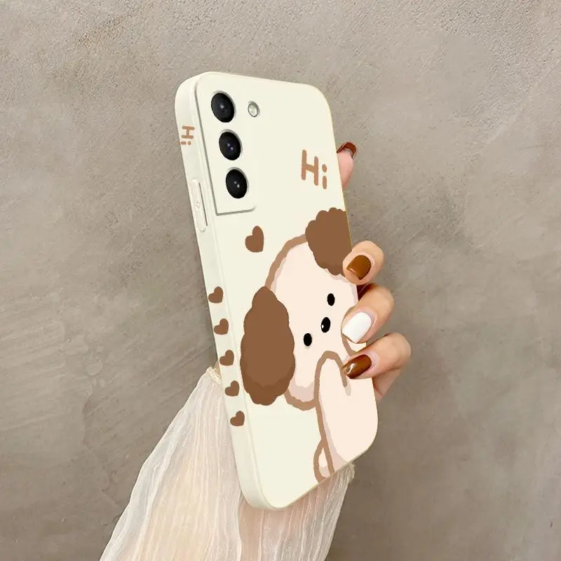 Fluffy Puppy Silicone Phone Case Cover