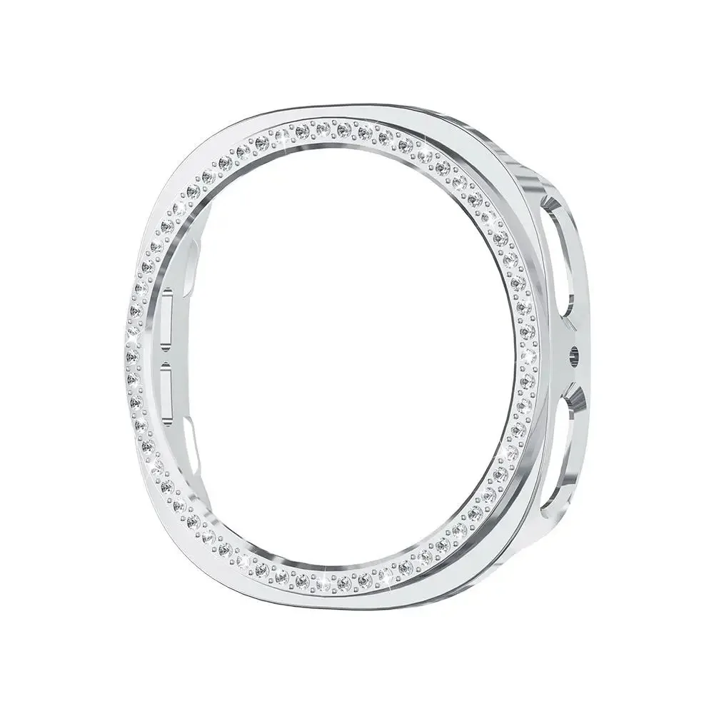 Stylish Diamond Hollow Protective PC Case for Smartwatch - No Glass