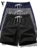 Men's Quick-Drying Sports Shorts 3-Color 3-Pack Casual Loose Elastic Belt with Drawstring Lightweight Suitable for Running and t 1