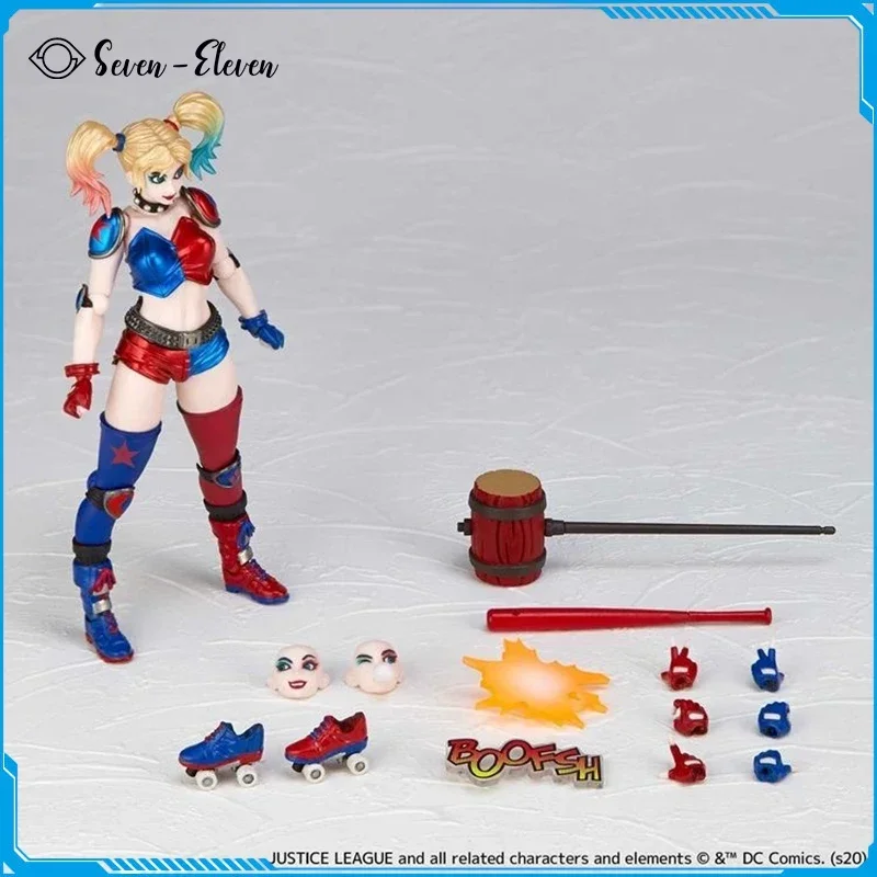 

Фигурки героев Аниме Dc Harley Quinn Ko Kaiyodo Figma, подвижные детские игрушки, украшение для комнаты клоуна, подарок