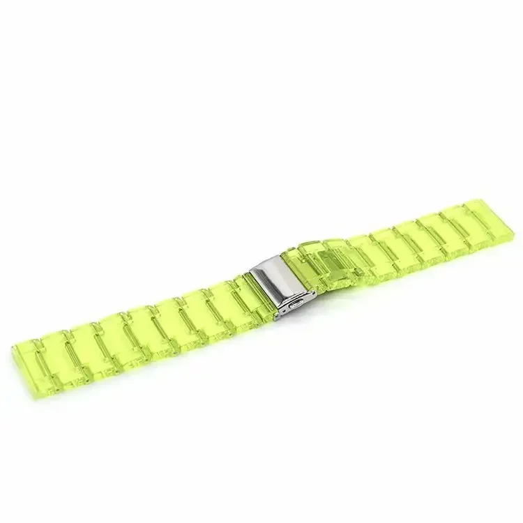 Rainbow Transparent Resin Watch Band Bracelet Accessory