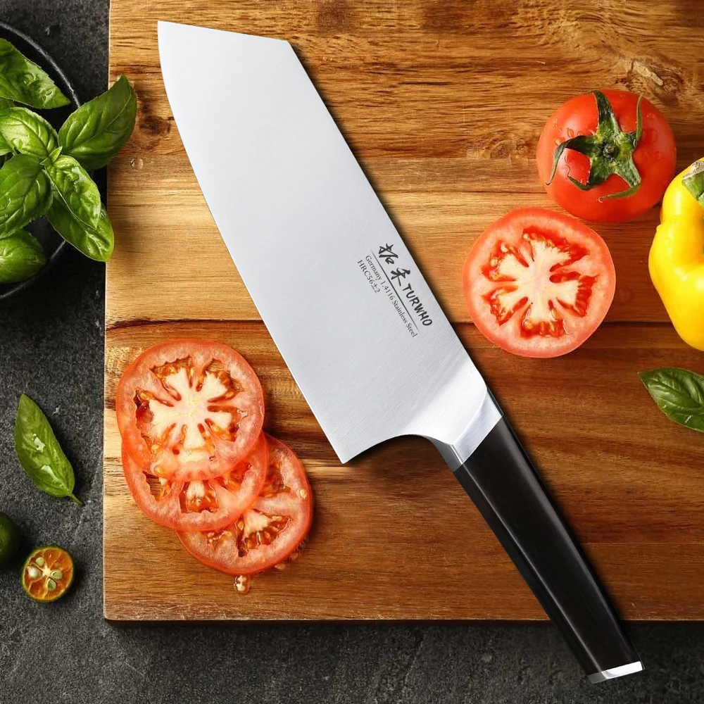1-3 PCS Kitchen Knives Set German 1.4116 High Carbon Stainless Steel Japanese Nakiri Cleaver Slicing Utility Chef Knifes kitchen knives