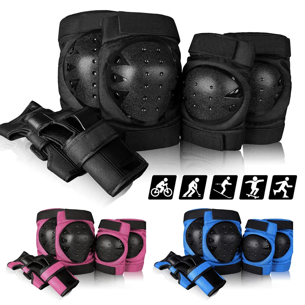 Sets de Protection Vélo Enfant 6PCS Genouillères Coudières Poignets Réglable  Protège-Genoux Coude Poignet Epais Equipement de Protection Sport pour  Patinage Ski Roller Skateboard Cyclisme Bicyclette : : Sports et  Loisirs