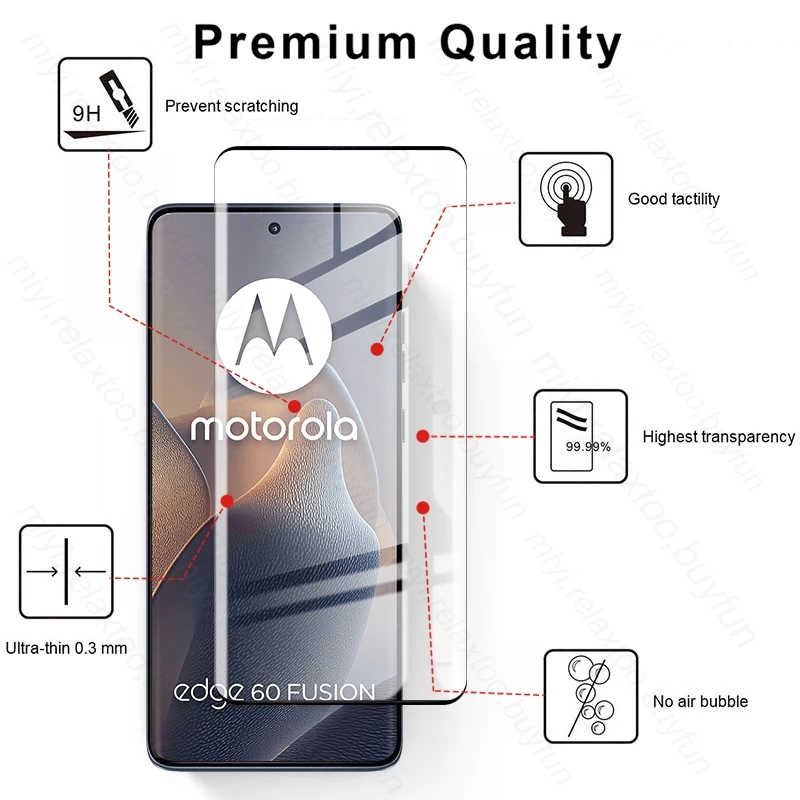 Premium 2-in-1 9D Curved Tempered Glass Screen and Camera Protector