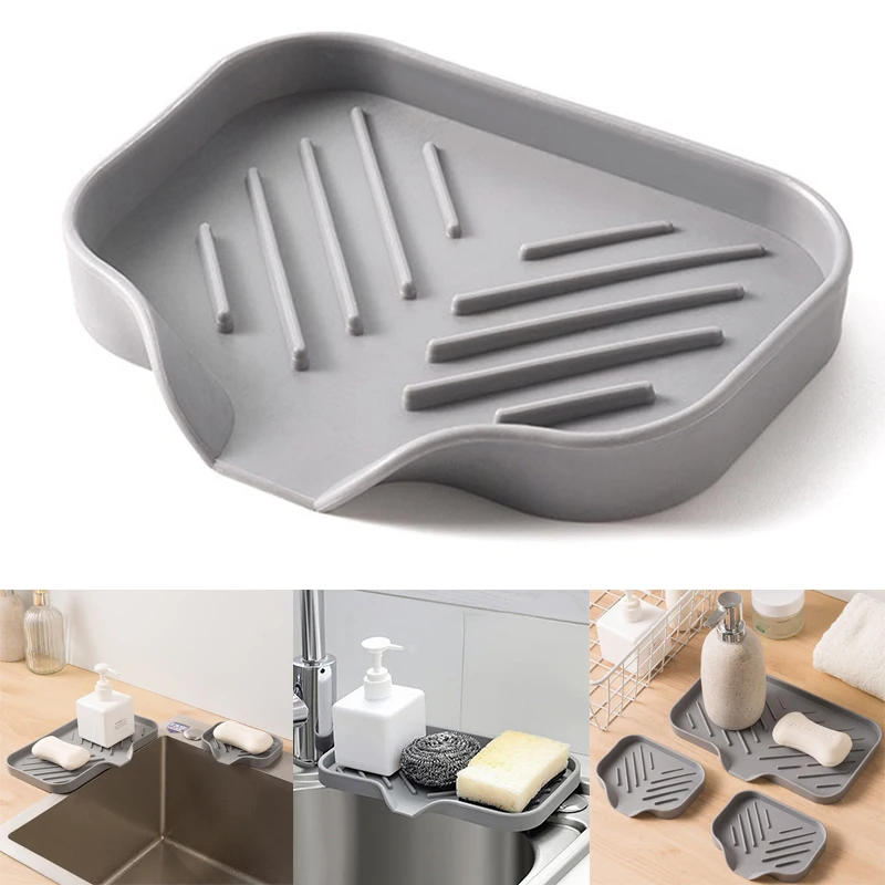 Évier de cuisine porte-éponge