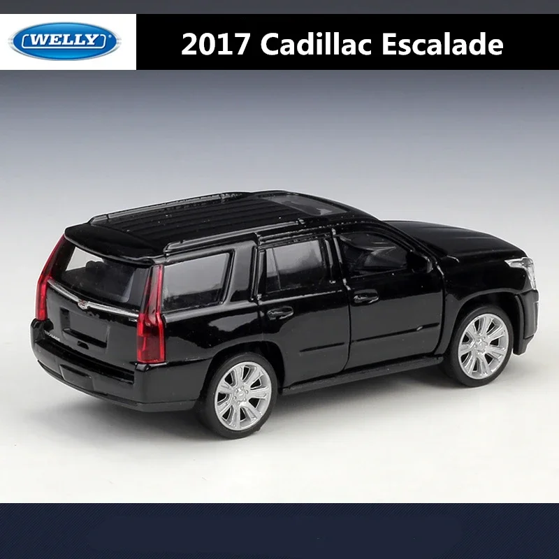 Welly 1:36 Cadillac Escalade SUV Alloy Car Model Diecasts Metal Toy Vehicles Pull Back Car Model Simulation Collection Kid Gifts