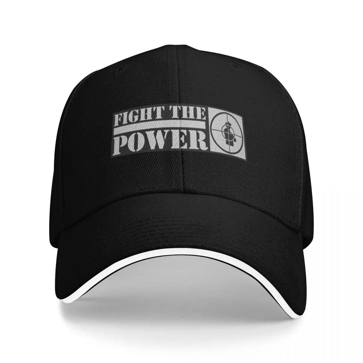 Black Grey Fight The Power Public Enemy Sport Baseball Caps For Mens Printing Female Beach Sun Hat Hip Hop Trucker Cap