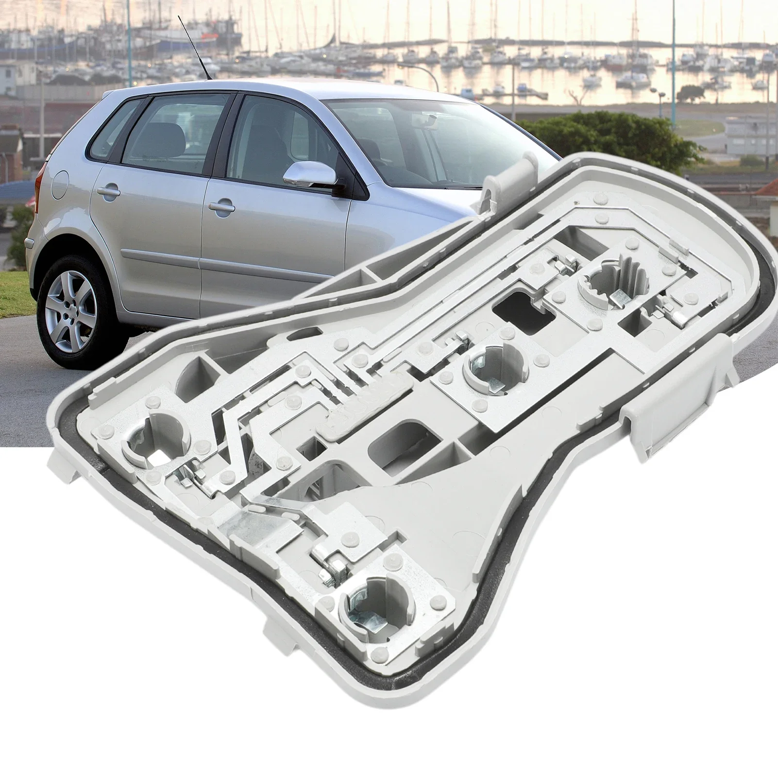 후방 좌측 및 우측 테일 라이트 캐리어 전구 거치대, 폭스바겐 폴로 9N N/S 2005-2010 LHD용, 6Q6945257F, 6Q6945258F 