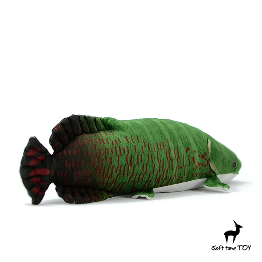 Giant Arapaima Gigas High Fidelity Anime Cute Pirarucu Plushie Fish Plush Toys Lifelike Animals Simulation Stuffed Doll Toy Gift 4