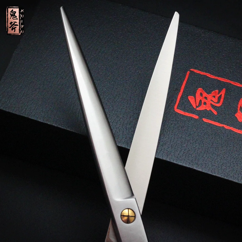 Dog Grooming Scissors TAA GUIFU Dog Scissors Professional Pet Grooming Shears VG-10 Steel Handmade Scissors 7.5 Inch Pet Clipper Straight Shear SMB-75