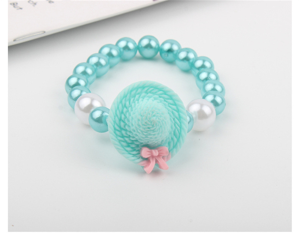 Cute children's bracelet cartoon acrylic beaded princess jewelry bracelet girl jewelry