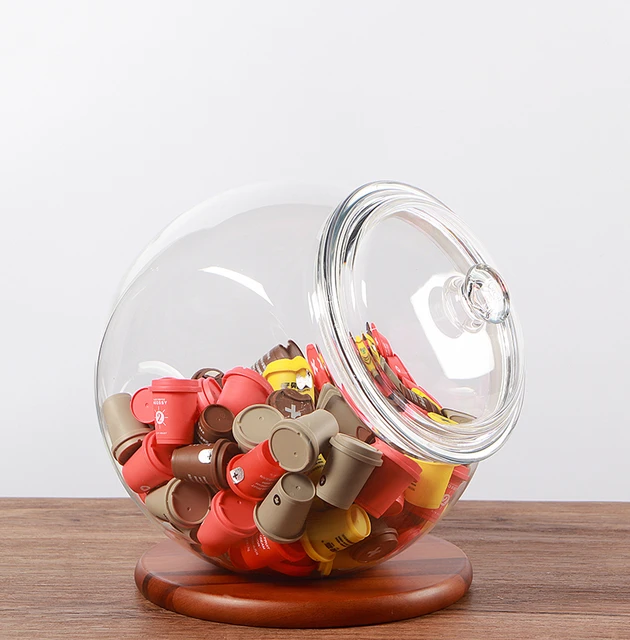 Kürbis Glas mit Deckel Dichtung Dekorative Hochzeit Süßigkeiten
