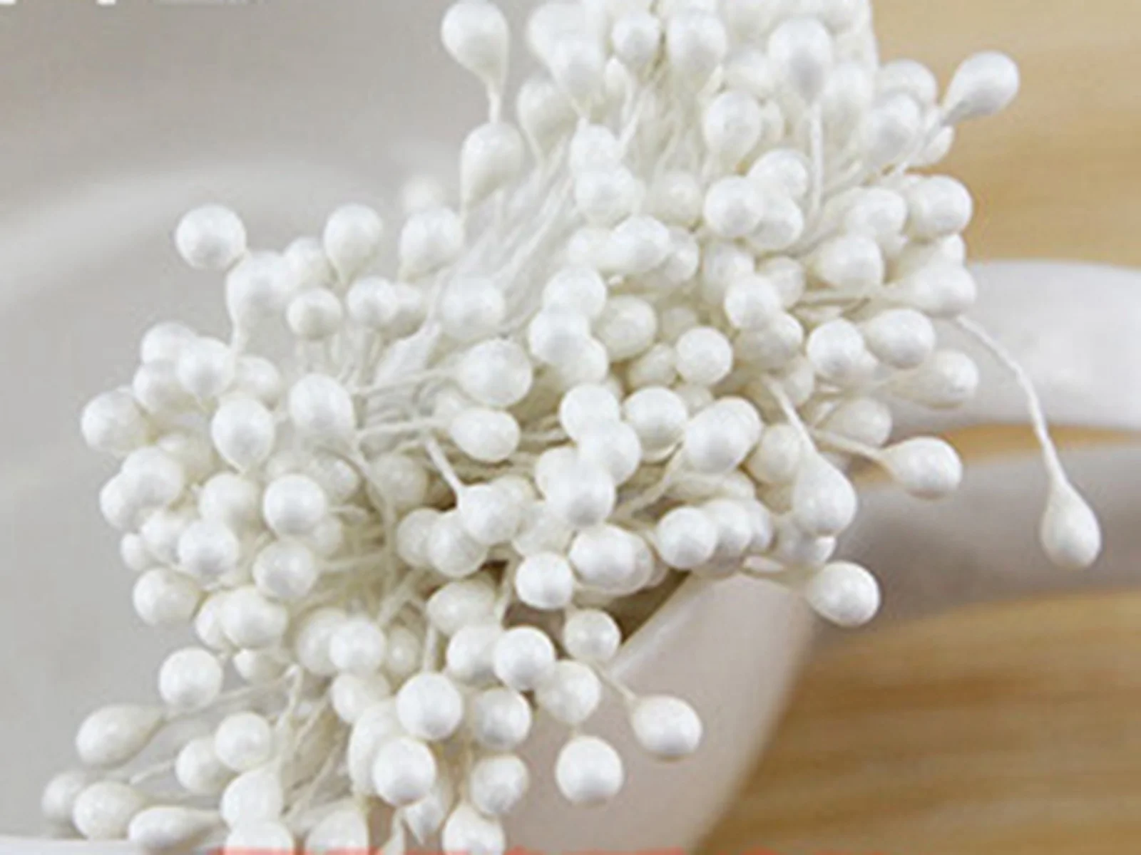 Pearl Effect Artificial Flower Stamen 560 Pcs