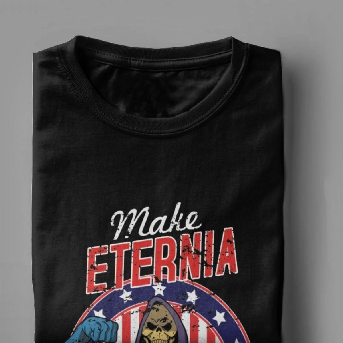 He-Man and The Universe 남성 티셔츠, Eternia Great Again, 코튼 티 탑, 티셔츠 의류