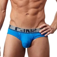 Marque hommes sous-vêtements en coton taille basse Sexy slips à la mode confortable absorbant la sueur antibactérien Boxer Shorts caleçons 2