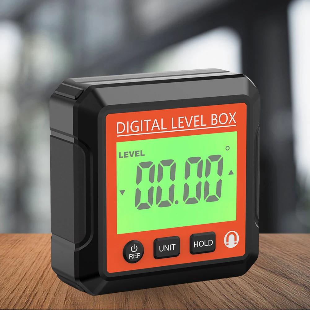 Digital Angle Protractor Inclinometer Magnetic Level Meter Angle Bevel Tester Gauge Cube Level Box Measuring Tools digital angle protractor level gauge