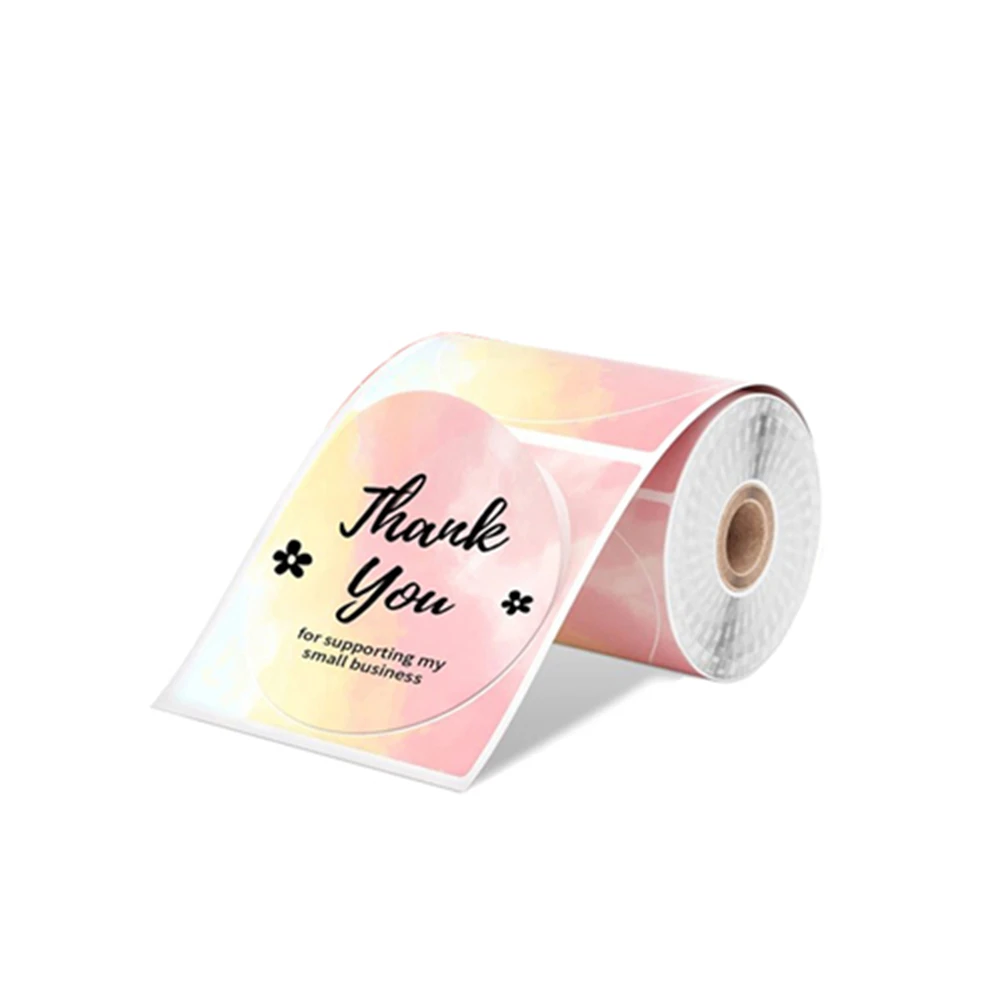 Compact 40mm Self-Adhesive Thermal Label Printer Paper