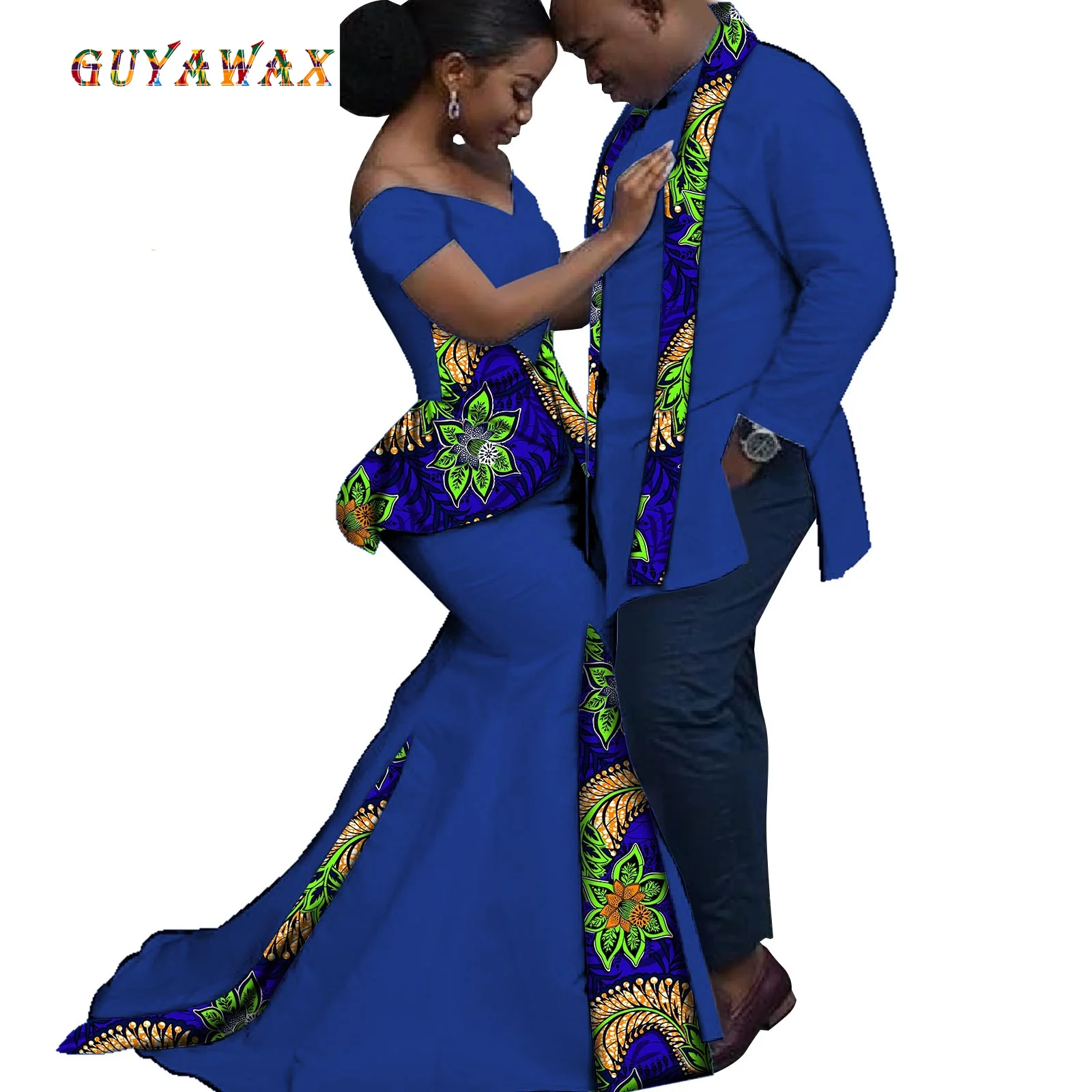 Dashiki Couple African Clothes Matching Clothes for Couples