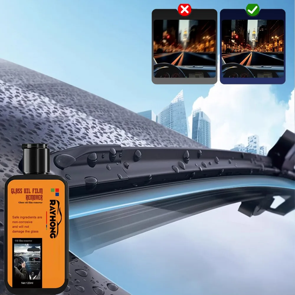 Car Glass Oil Film Removing Paste Auto Glass Film Coating Agent Waterproof Rainproof Anti-fog Cleaner For Auto Windshield car scratch remover,car cleaning agent