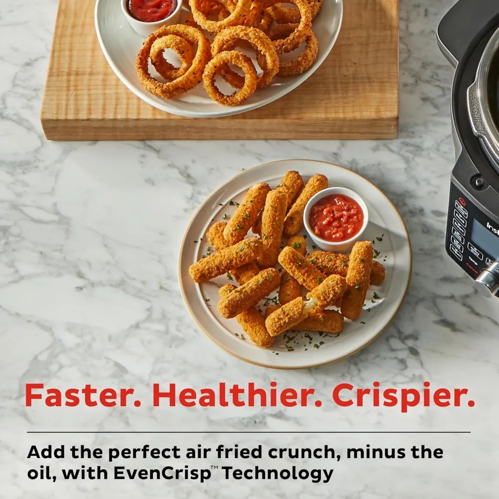 Pot 6.5 Quart Duo Crisp Ultimate Lid with WIFI, 13-in-1 Air Fryer and Pressure Cooker Combo, Sauté, Slow Cook, Bake, Steam, Warm 4