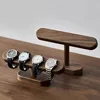 Walnut Watch Bracket Display Holder Jewelry Bracket Chain Anklets Hanger Stand Racks Organizer For Counter Shows Shop Selling 3