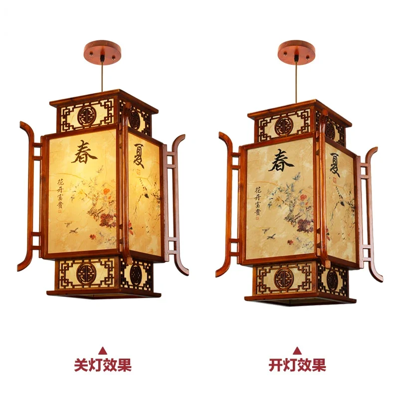 

Chinese antique lanterns, small chandeliers, solid wood palace lamps, doorways, hallways, balcony lamps, tea houses
