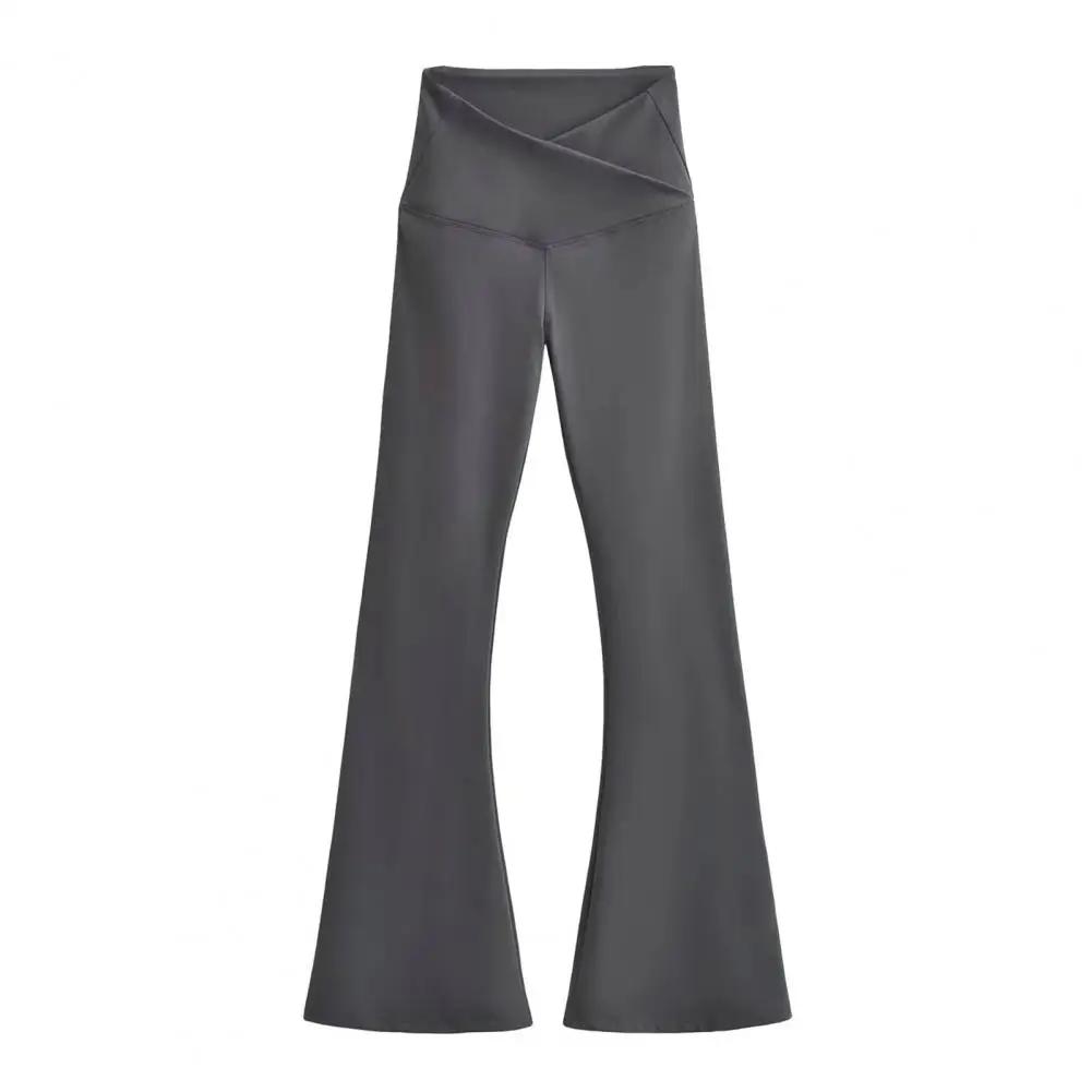

High-waisted Sporty Pants High Waist Flared Yoga Pants with Butt-lifted Design for Women Stretchy Breathable Sports for Slim