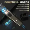 Sejoy 6 IN 1 Hair Trimmer for Men Electric Groin Hair Trimmer Cordless Beard Trimming Kit with Standing Charging Dock 3