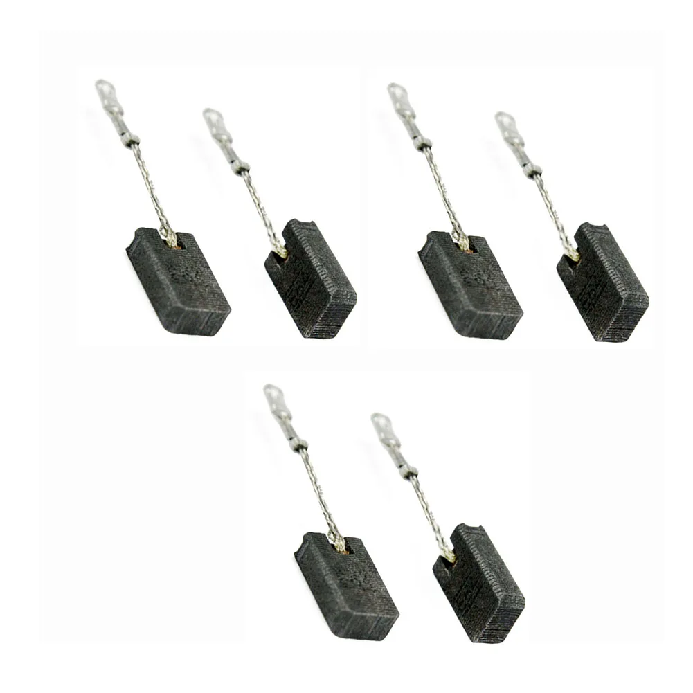 

6pcs E64 Carbon Brush 6*10*17mm 1200W Angle Grinder GWS12-125S GWS12-150S E64 Power Tool Accessories Replacement