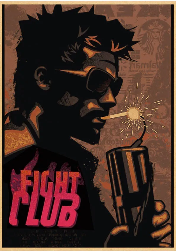 Fight Club（ファイト・クラブ）/ブラッド・ピット/映画ポスター Yahoo!オークション - 『ファイト・クラブ』（Fight Club