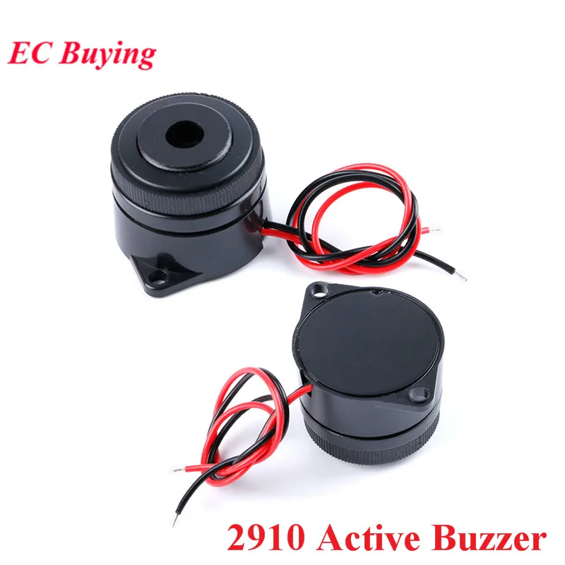 

2910 Piezo Electric Active Buzzer Speacker 3025 Continuous Sound Alarm DIY Spiral DC 12V 24V Refrigeration Equipment for Arduino