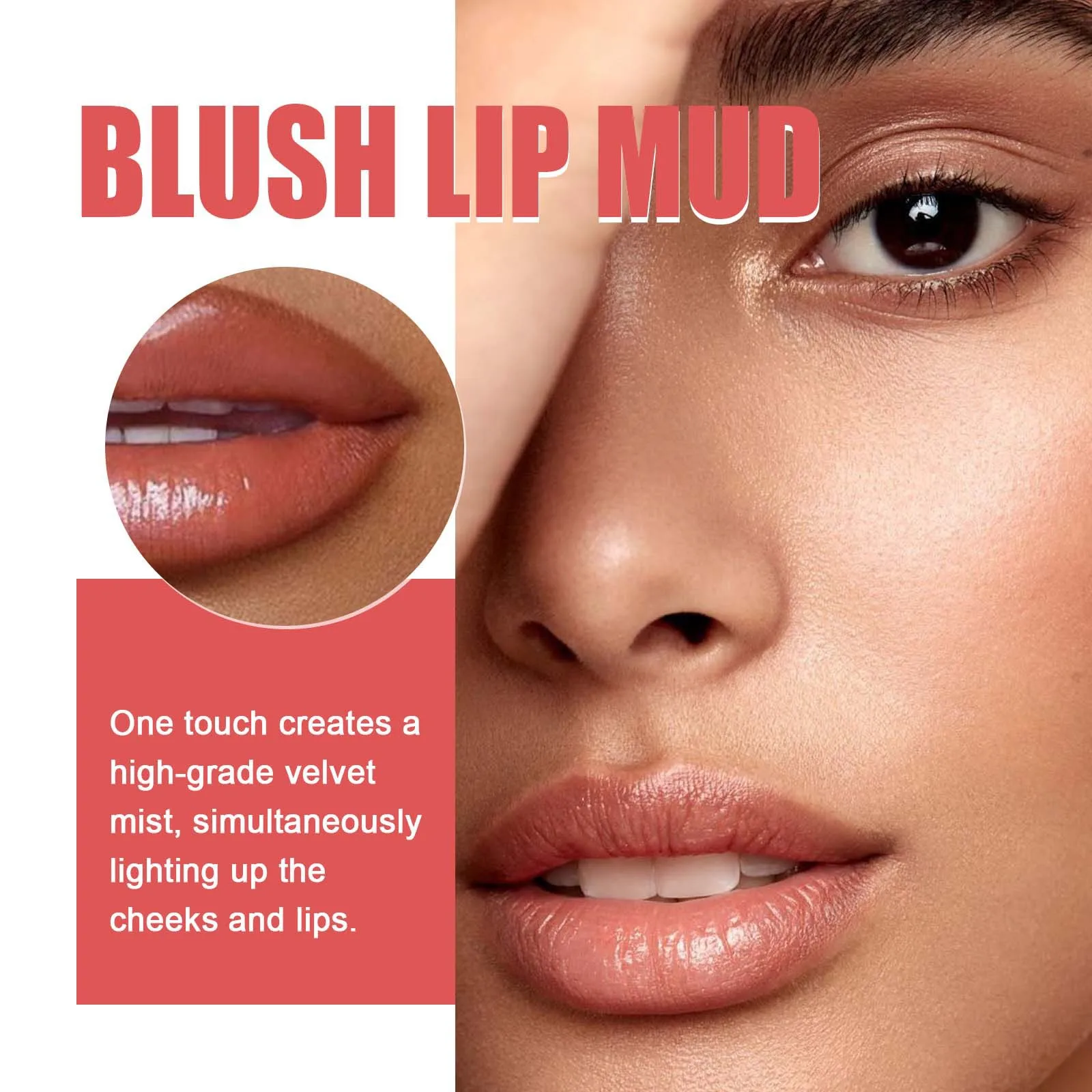 Jelly Lip Eye Cheek Tint Face Blusher Lip Gloss Brighten Cream Lipstick Moisturizing Face Contouring Shadow Makeup Cosmetics
