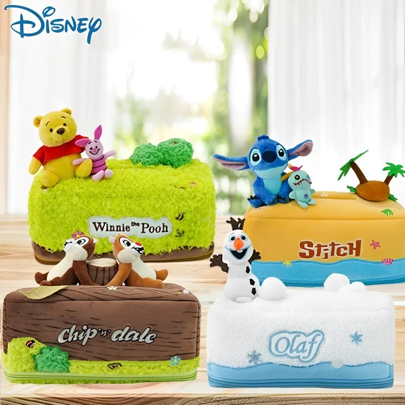 

Студийная коробка для салфеток Disney, Декор для дома, гостиной, спальни, настольная анимационная большая коробка для хранения, украшение