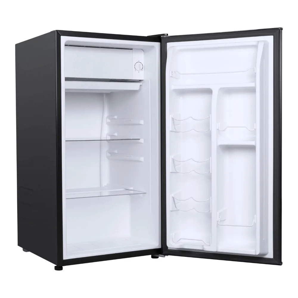 Galanz 3.3 Cu ft One Door Mini Fridge, Black Estar, New 6