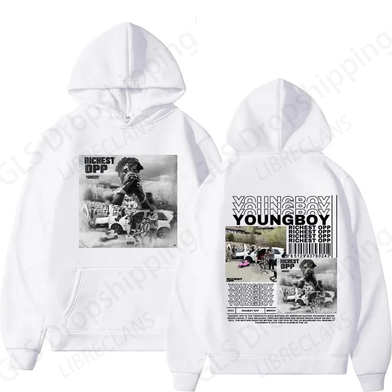 Rapper YoungBoy Album Graphic Hoodies Men Women Fashion Hoodie Male Sweats Women Coats Hombre Pullovers Sudaderas Boy Clothes