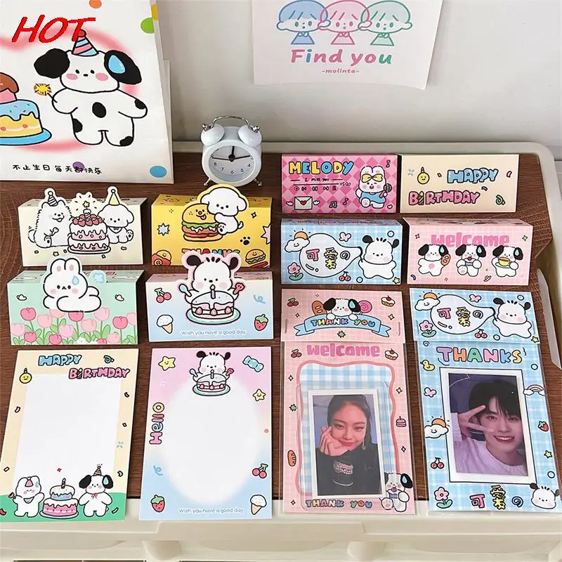 

10 шт., карточки для записей в виде собаки