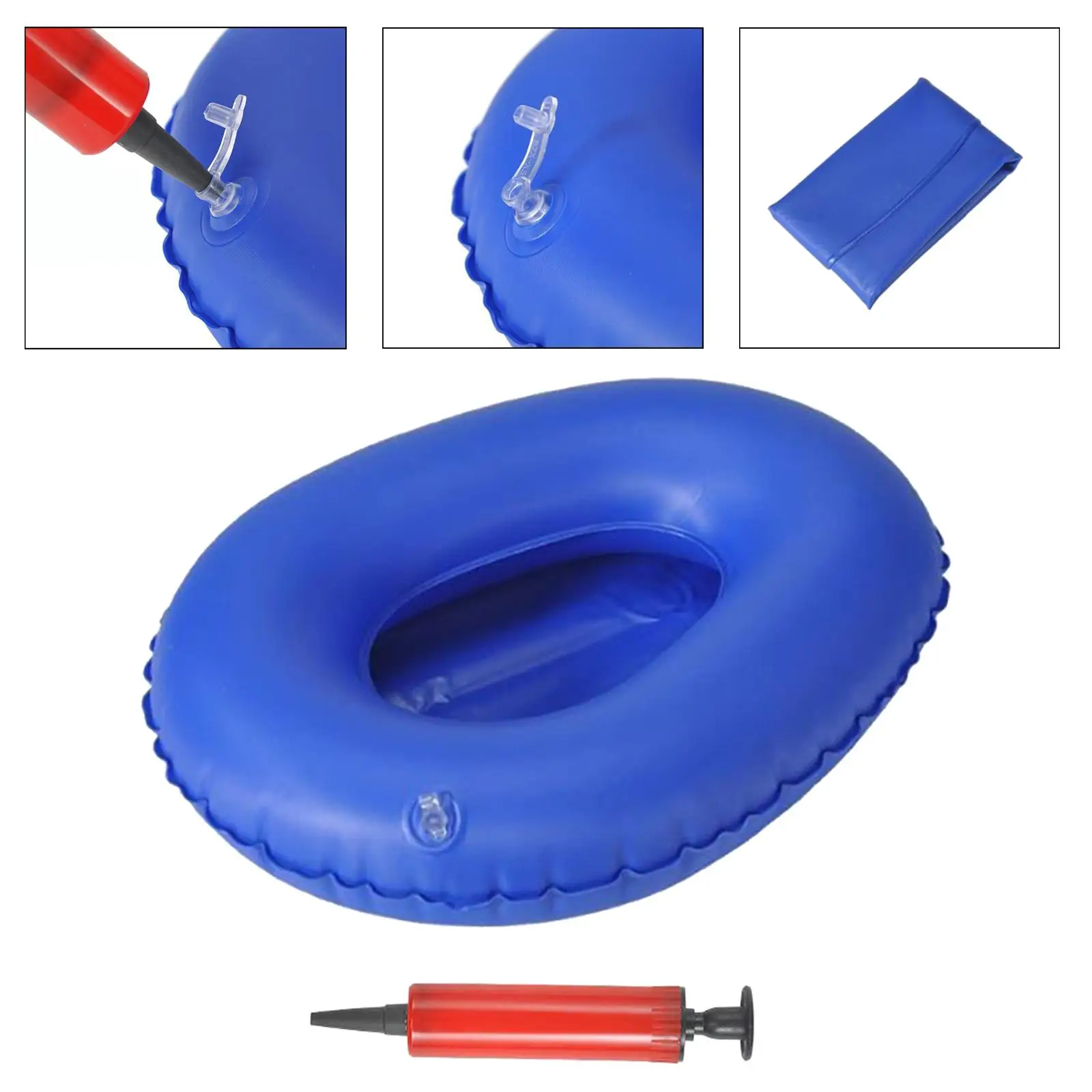 Bedpans Portable Anti Bedsore Bigger Reusable Cushions Stool Toilet for Bedridden Elderly Household Bathroom Patients Men Women 4