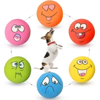 6 Pcs Latex Dog Squeaky Toys Rubber Soft Dog Toys Chewing Squeaky Toy Fetch Play Balls Toy for Puppy Small Pets Dog Accessories 1