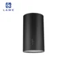 Big Suction Round Ceiling Chimney Hood Column Black Round Ceiling Island Range Hood Cooking Kitchen Hood With Aluminum Filters 2