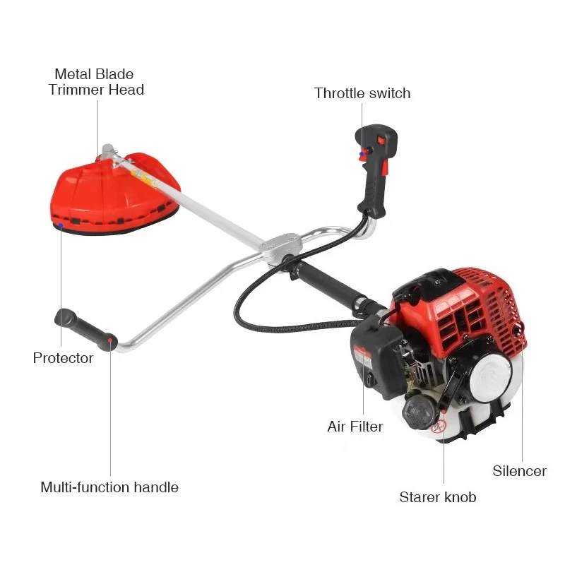 Desbrozadora BC430, cortabordes, máquina para cortar hierba (43 cc / 52 cc) - Imagen 3