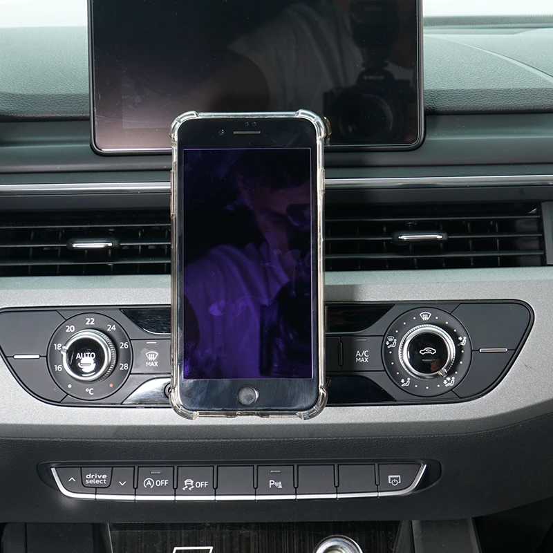 Phone Holder Mobile Phone Holder Gps Holder Magnetic Car Phone Holder Air Vent Mount Bracket Cell Phone Stand Clip For Audi A4 B9 A5