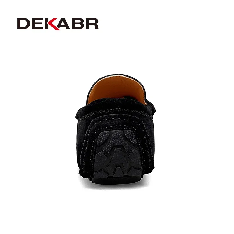 DEKABR 2025 New Couple Casual Shoes Slip-on Handmade Comfortable Breathable High Quality Pu Leather Loafers Fashion Size 35-48 3