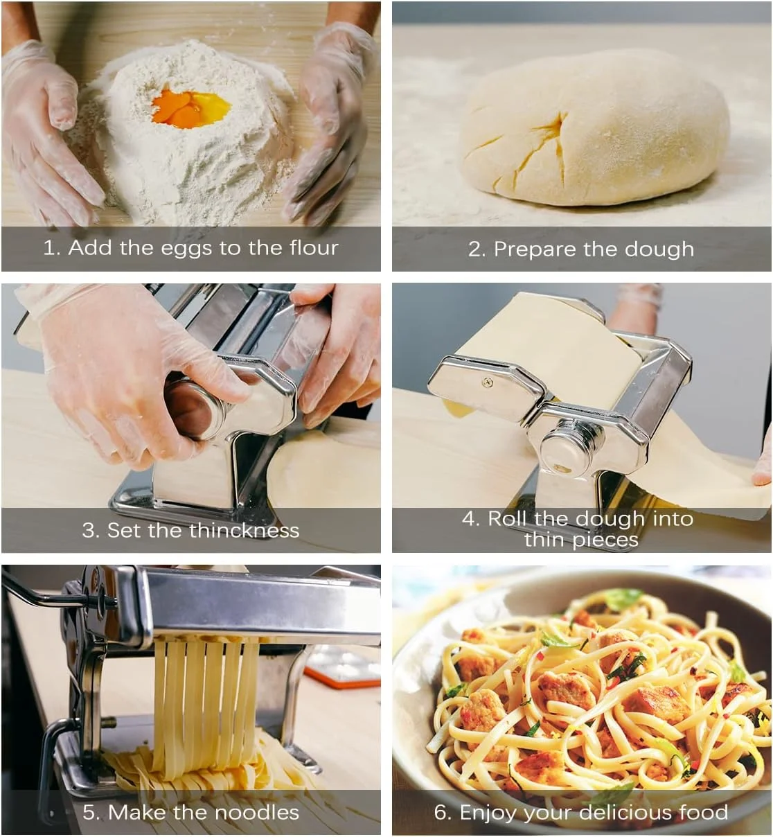 Pasta Maker Set Ravioli Attachment Drying Rack